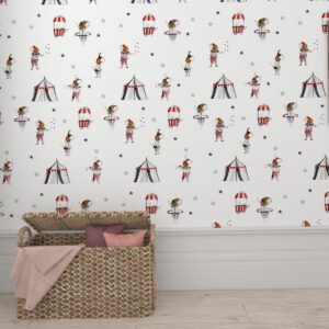 Papel pintado de Circo | Papel pintado infantil Tema de circo