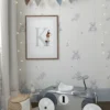 Papel pintado de ositos y rayas