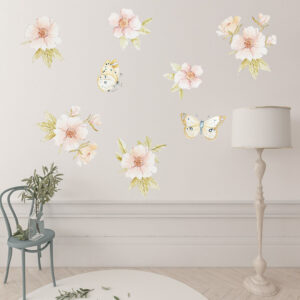 FLORES DE TÉ EN LA PÁGINA