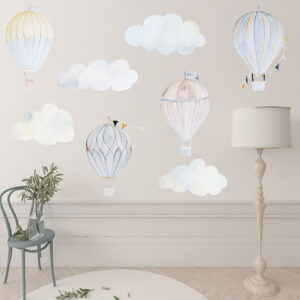 Globos adhesivos azul para niño o niña