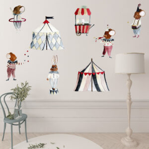 pegatinas de circo para la página