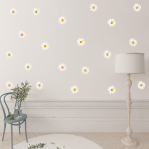 Adhesivos de pared de margaritas