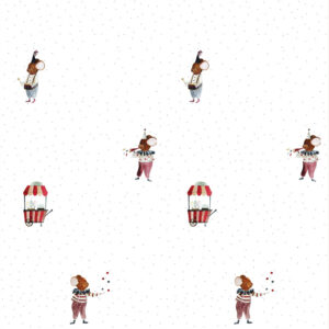 Papel pintado con tema de circo