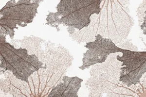 Fotomural marino con arrecife de coral beige