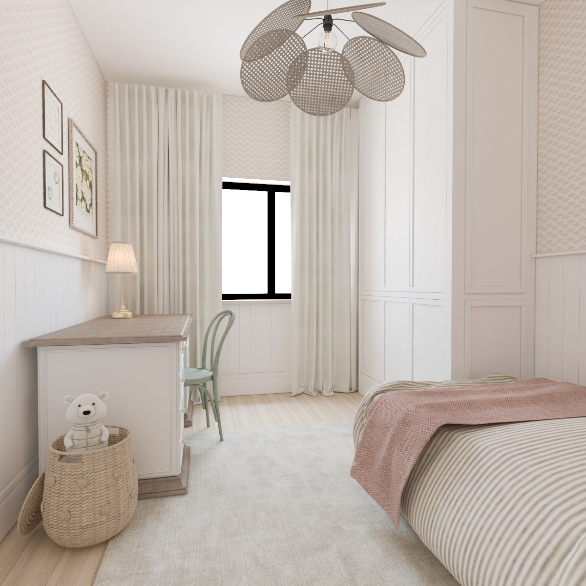 Proyecto individual de habitaci贸n infantil PREMIUM 3 Dise帽o personalizado de habitaci贸n infantil MEDIUM