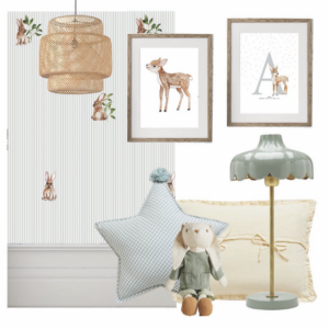 Kącik dla niemowlaka w sypialni rodziców