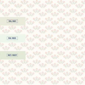 Tapeta w stokrotki modern farm house kolor kaszmirowy