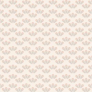 Papel tapiz de margaritas color salmón sobre un fondo claro