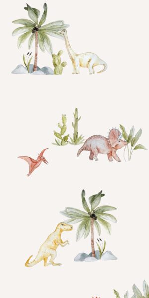 Papel pintado de dinosaurios - en rollo