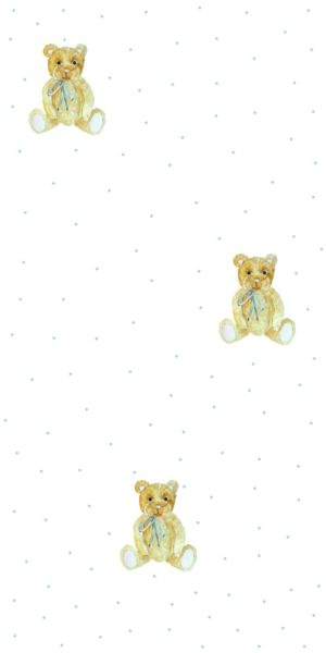 Papel pintado osito beige - en rollo