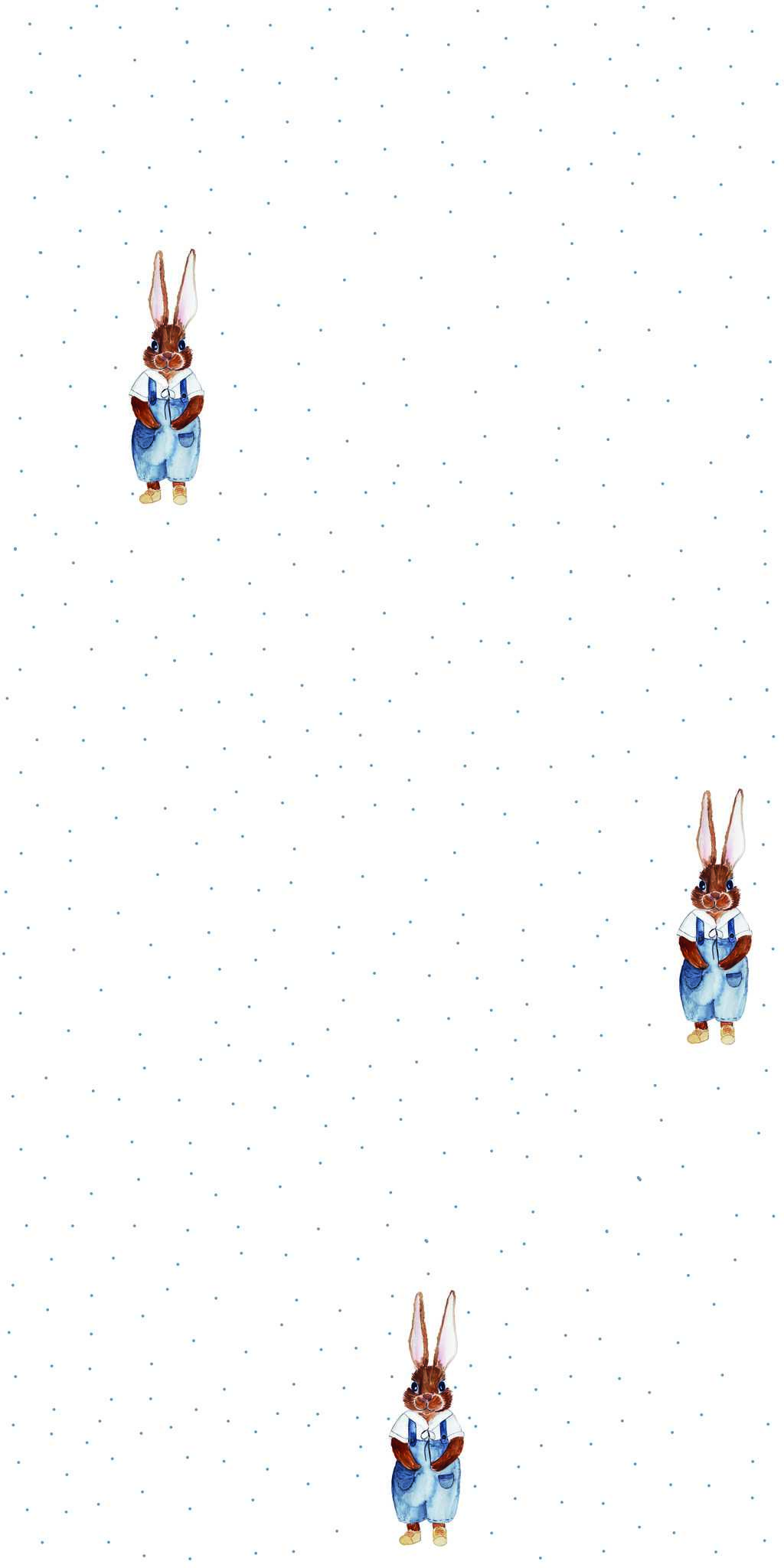 Papel pintado conejo Stanisław dots - en rollo 1 Papel pintado conejo Stanisław dots - en rollo