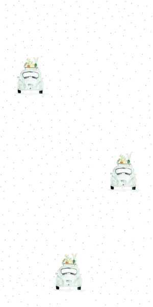 Papel pintado de coches VW Escarabajo - en rollo