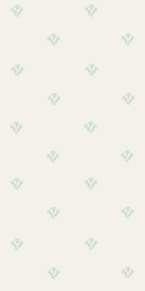 Papel pintado floral - peonías azules - en rollo