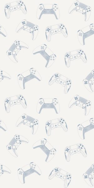 Papel Tapiz Gaming Azul Claro | Diseño Moderno para la Habitación de un Jugador