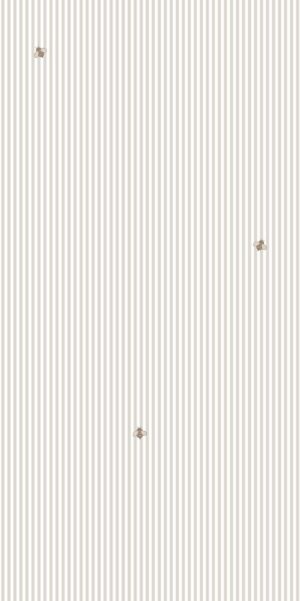 Papel pintado de Abejas y Rayas Beige | Decoración Elegante para la Pared